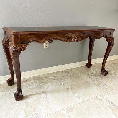 UNIVERSAL FURN. ~ Solid Mahogany Inlaid Sideboard With Ball & Clawfoot ~*Read Details