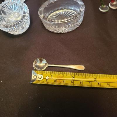 Collection of Salt Cellars and Spoons (LR-BB)