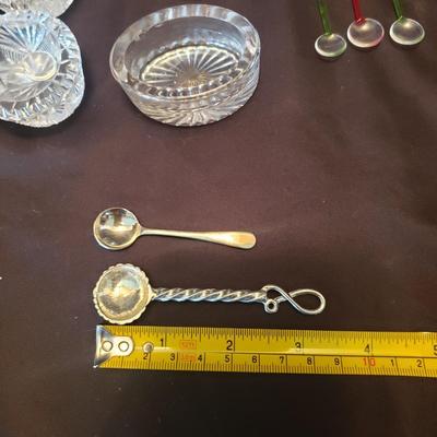 Collection of Salt Cellars and Spoons (LR-BB)