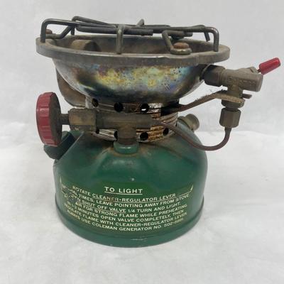 Vintage Coleman 502 Sportsman Single Burner Camp Stove - UNTESTED