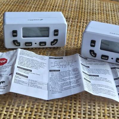 (2) Fosmon Digital Timers