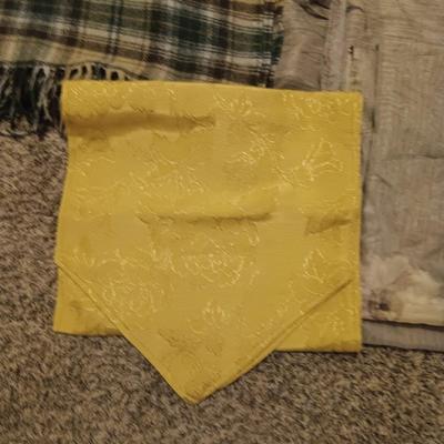 PENDLETON WOOL THROW BLANKET, WINDOW SWAGS, NECK PILLOW AND MORE