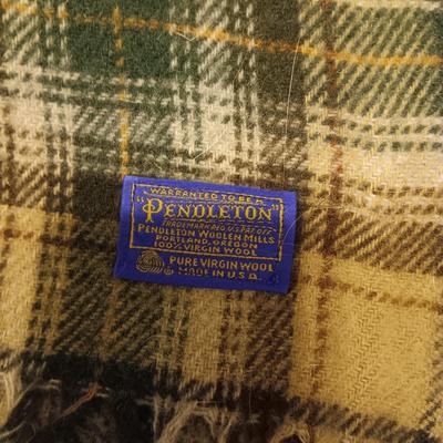 PENDLETON WOOL THROW BLANKET, WINDOW SWAGS, NECK PILLOW AND MORE