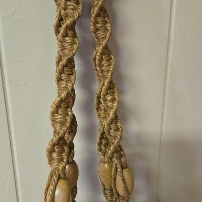 Jute Macrame Plant Holder