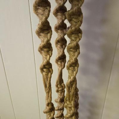Jute Macrame Plant Holder