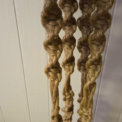 Jute Macrame Plant Holder