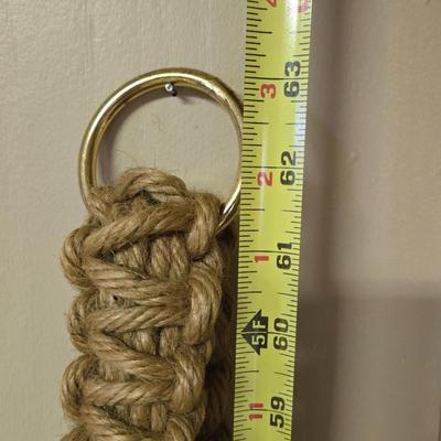 Jute Macrame Plant Holder