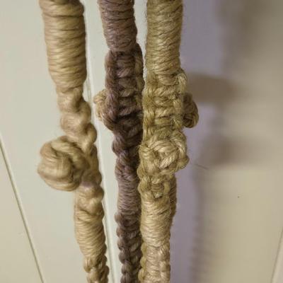 Jute Macrame Plant Holder