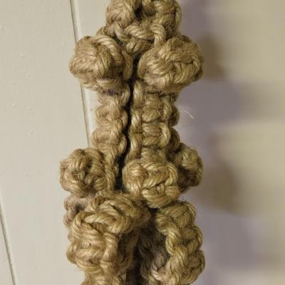 Jute Macrame Plant Holder