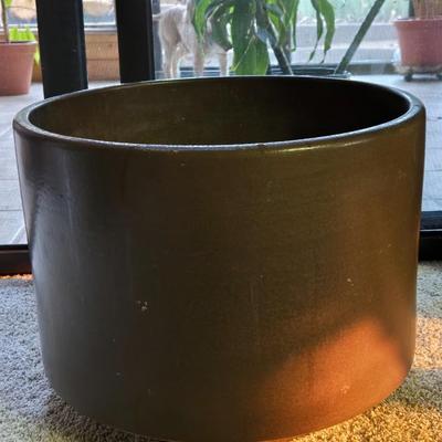 Large Ceramic Brown Planter