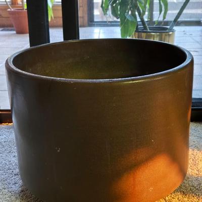 Large Ceramic Brown Planter