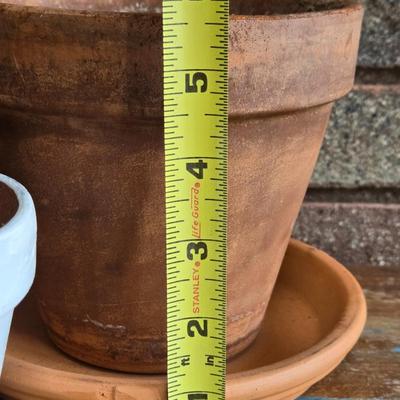 (2) Terracotta Planters