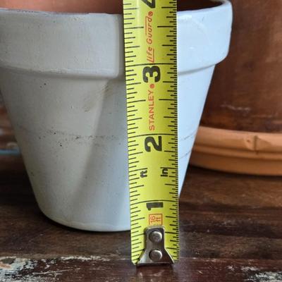 (2) Terracotta Planters