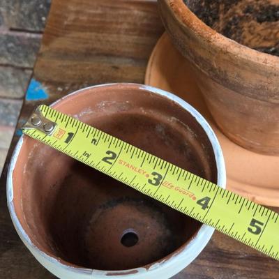 (2) Terracotta Planters