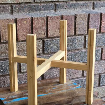 Wood Plant Stand