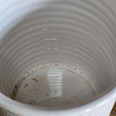 White Ceramic Planter