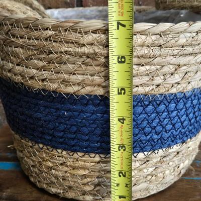 Woven Jute Basket Plant Holder