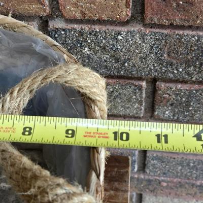 Woven Jute Basket Plant Holder