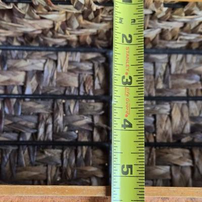 Rectangular Woven Basket Plant Holder