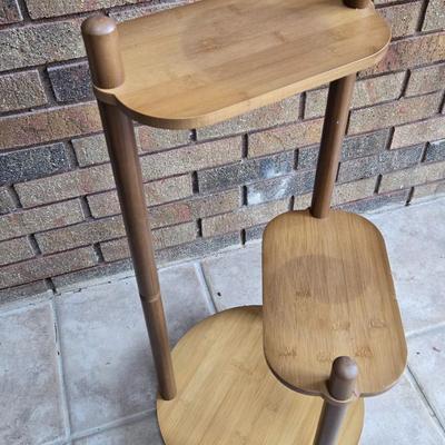 3 Tier Wood Plant Stand