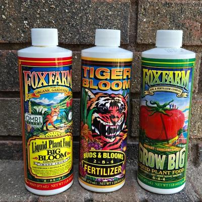 Fox Farm and Tiger Blood Plant Food