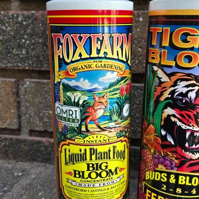 Fox Farm and Tiger Blood Plant Food
