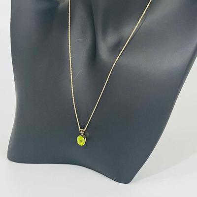 14K Gold Necklace With Pendant