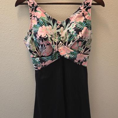 Floral Top Dress Style Bathing Suit