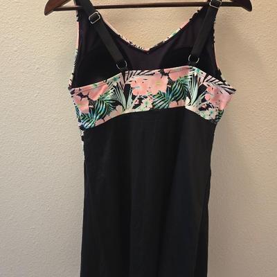 Floral Top Dress Style Bathing Suit