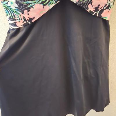 Floral Top Dress Style Bathing Suit