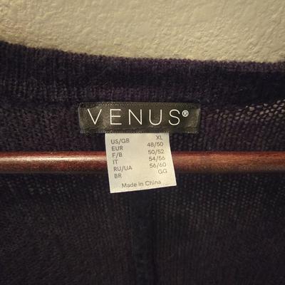 Black Light Weight Open Front Sweater