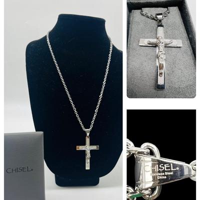 CHISEL & Cross Pendant