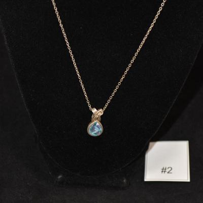 925 Sterling Pendant w/ Opal & Diamond Chip, Sterling Chain 18”, 4.0g