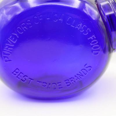 Cobalt Blue Glass Jar - The General Store Marysville. KS