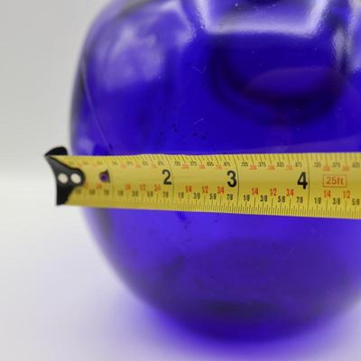 Cobalt Blue Glass Jar - The General Store Marysville. KS
