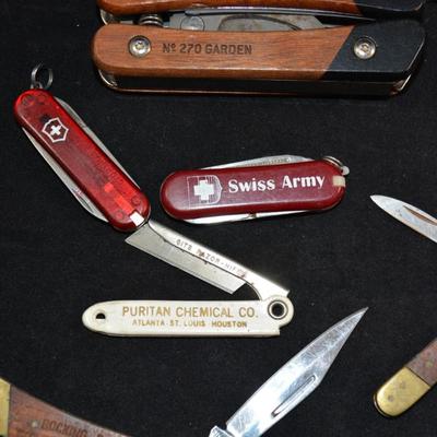 Lot of Pocket Knives, Utility Tools