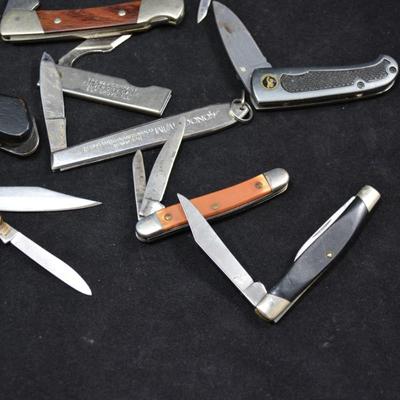 Lot of Pocket Knives, Utility Tools