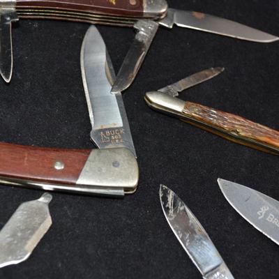 Lot of Pocket Knives, Utility Tools