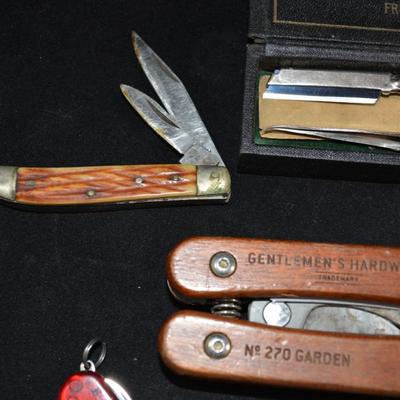 Lot of Pocket Knives, Utility Tools