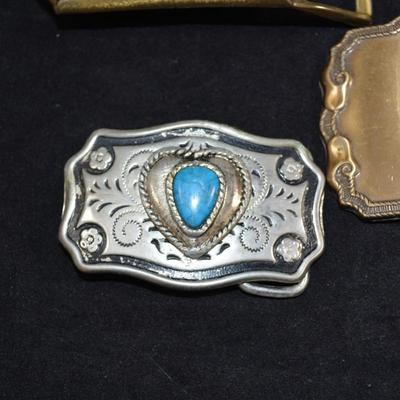 Lot of Vintage Belt Buckles