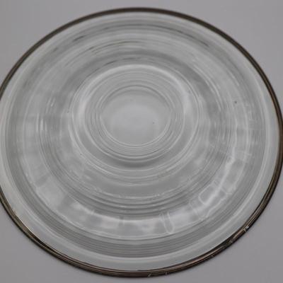 Vintage Coupe Glasses & Plates (12)