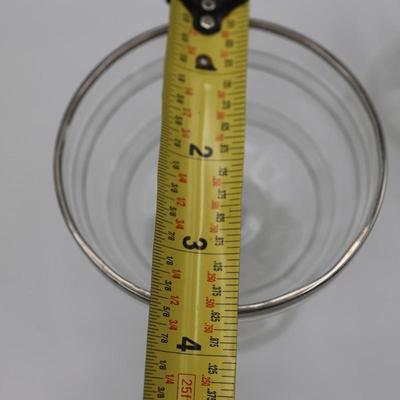 Vintage Coupe Glasses & Plates (12)