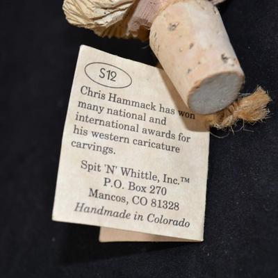 “Possum” Bottle Stopper Chris Hammack Spit ‘n’ Whistle