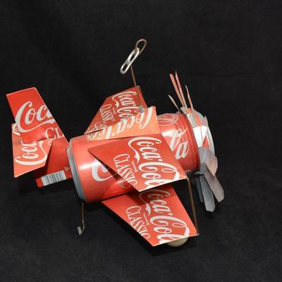 Home Made Coca-Cola Biplane Wind Catcher