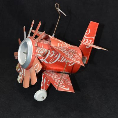 Home Made Coca-Cola Biplane Wind Catcher
