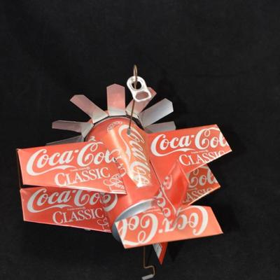 Home Made Coca-Cola Biplane Wind Catcher