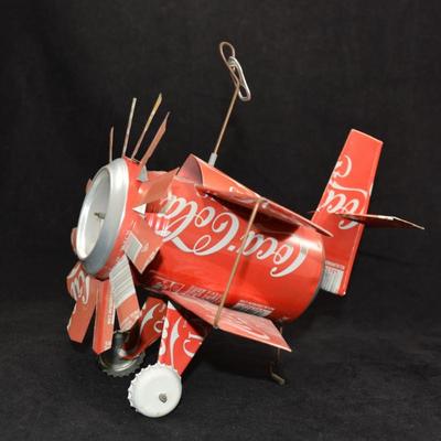 Home Made Coca-Cola Biplane Wind Catcher