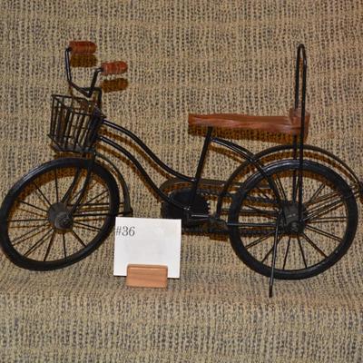 Grayson Lane Miniature Decorative Bicycle 19”x11”