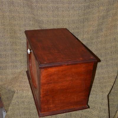 Beautiful Hand Crafted Pie Safe w/ Punched Copper 19”x13.5”x12"