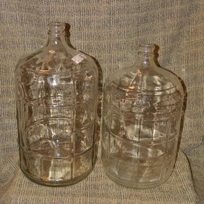 Lot of 2 Vintage Carboys 18.9 Liters/5 Gallon